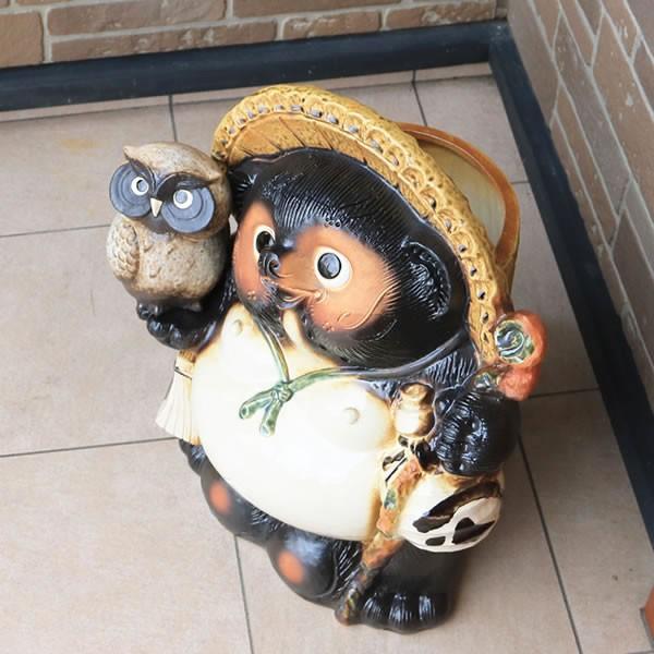 傘立て 陶器 信楽焼 おしゃれ 狸 たぬき フクロウ 傘入れ モダン 傘立て 陶器 信楽焼 おしゃれ 狸 たぬき フクロウ 傘入れ モダン