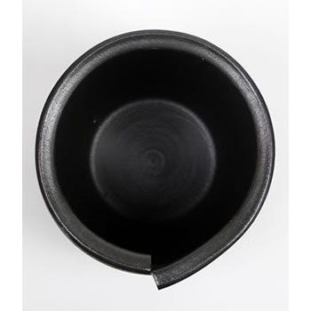 傘立て 陶器 おしゃれ 信楽焼 かさたて 和風 傘入れ モダン 黒 玄関 新築祝 スリム ギフト シンプル 開店祝 ブラック傘立て kt-0298_4