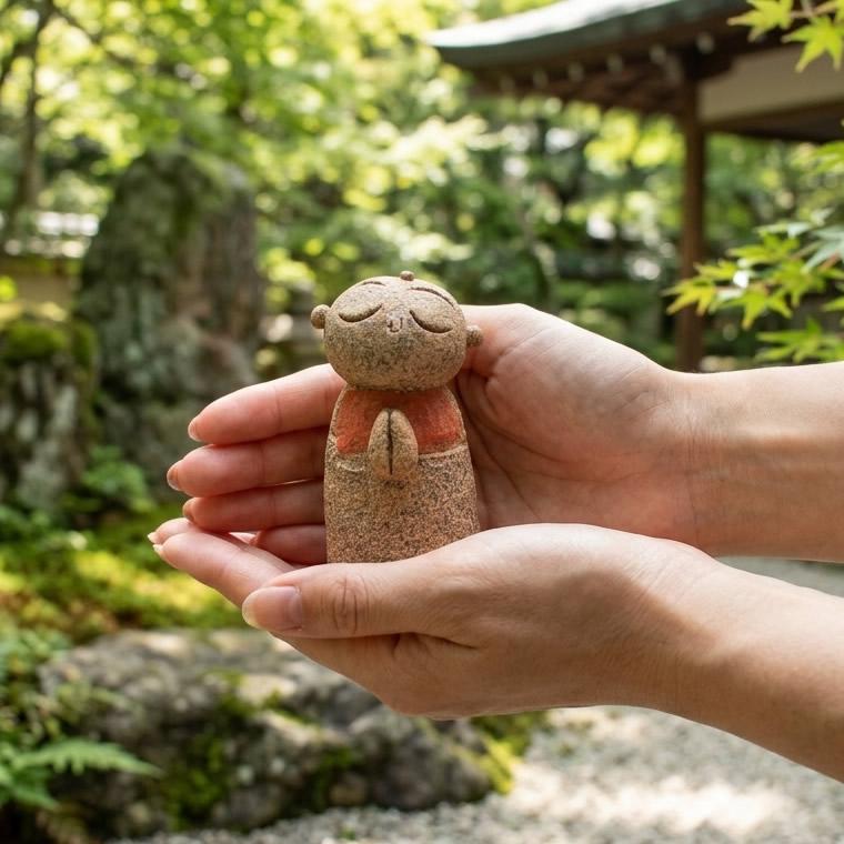 信楽焼 おじぞう様 地蔵 お地蔵さま お地蔵さん 陶器地蔵 手づくり地蔵