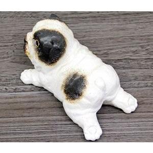 信楽焼 ブルドック仔犬 ひょうきんな陶器イヌ 。犬置物 ブルドッグ