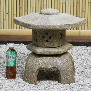 信楽焼 14号六角雪見灯籠お庭 燈籠 和風 和 日本 美 癒しとうろう 灯篭