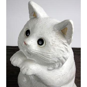 信楽焼 猫 置物 可愛い 陶器 ネコ ねこ 置物 しがらき