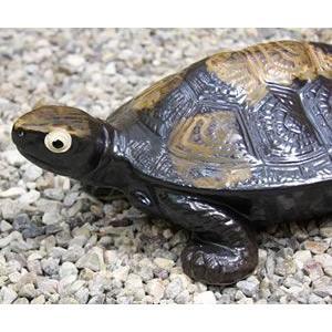 信楽焼 10号福亀おきもの 送料無料 長寿にご利益がある亀 縁起物のかめ