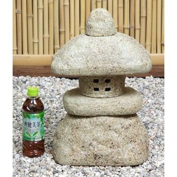 信楽焼 15号古信楽岩石雪見灯籠お庭 燈籠 和風 和 日本 美 癒し