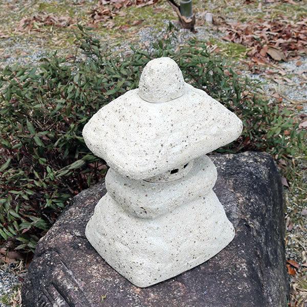 灯籠 信楽焼 陶器 雪見灯籠 置物 インテリア 工芸品 美術品