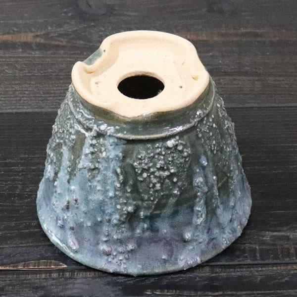 山野草鉢 信楽焼 手づくり 山草鉢 鉢 山草 コケ玉 手作り 植木鉢 陶器