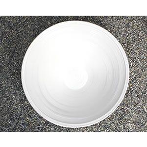 現品発送 信楽焼 睡蓮鉢 メダカ鉢 おしゃれ めだか鉢 陶器 水鉢 ビオトープ 金魚鉢 信楽焼き スイレン鉢 ハス鉢 25号 ホワイトエッジ水鉢 su-0136 【SK2959162688】(106920円)