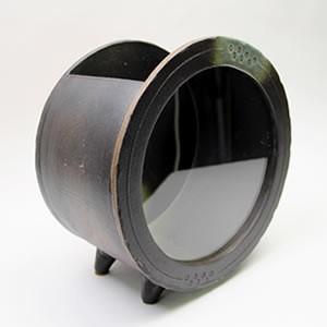 信楽焼 陶器水槽 丸型 茶色 陶器 ガラス 水槽 和風 インテリア 信楽焼 陶器水槽 丸型 茶色 陶器 ガラス 水槽 和風 インテリア