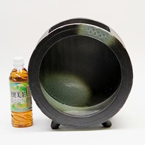 信楽焼 陶器水槽 丸型 茶色 陶器 ガラス 水槽 和風 インテリア 信楽焼 陶器水槽 丸型 茶色 陶器 ガラス 水槽 和風 インテリア