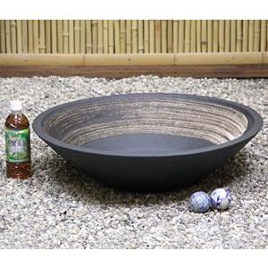 信楽焼 睡蓮鉢 メダカ鉢 おしゃれ めだか鉢 陶器 水鉢 ビオトープ