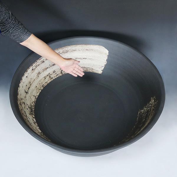 信楽焼 睡蓮鉢 メダカ鉢 おしゃれ めだか鉢 陶器 水鉢 ビオトープ