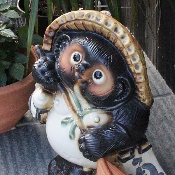 信楽焼 9号熊手狸 たぬき タヌキ 狸 開運 縁起物 可愛い 陶器 信楽焼 9号熊手狸 たぬき タヌキ 狸 開運 縁起物 可愛い 陶器