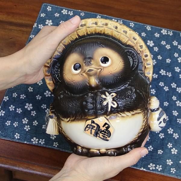 信楽焼 7号お願い狸 たぬき タヌキ 狸 開運 縁起物 可愛い 陶器 信楽焼 7号お願い狸 たぬき タヌキ 狸 開運 縁起物 可愛い 陶器