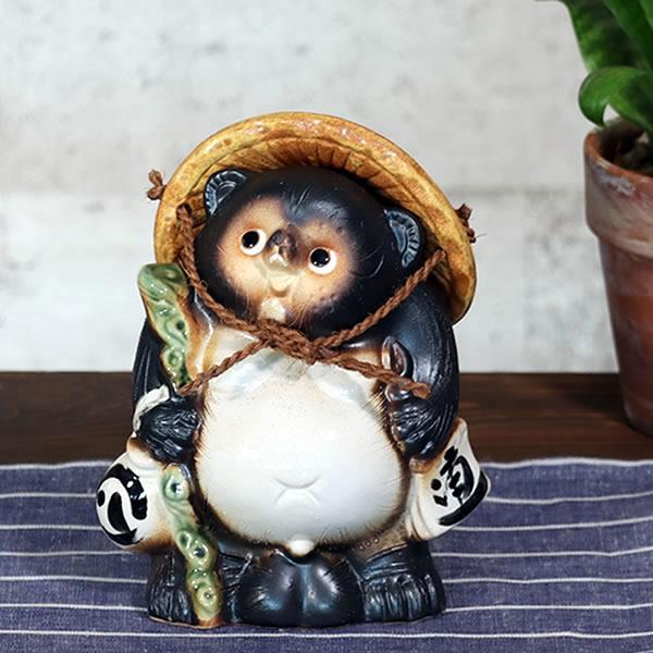 信楽焼 狸 陶器 たぬき タヌキ 開運 かわいい 和風 商売繁盛 新築祝