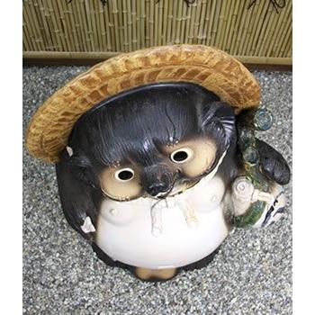 信楽焼 30号福ひねり狸 たぬき タヌキ 開運 縁起物 可愛い 陶器