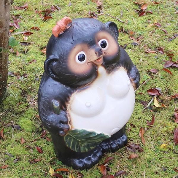 信楽焼 18号メス狸 たぬき タヌキ 開運 縁起物 可愛い 陶器 商売 信楽焼 18号メス狸 たぬき タヌキ 開運 縁起物 可愛い 陶器 商売