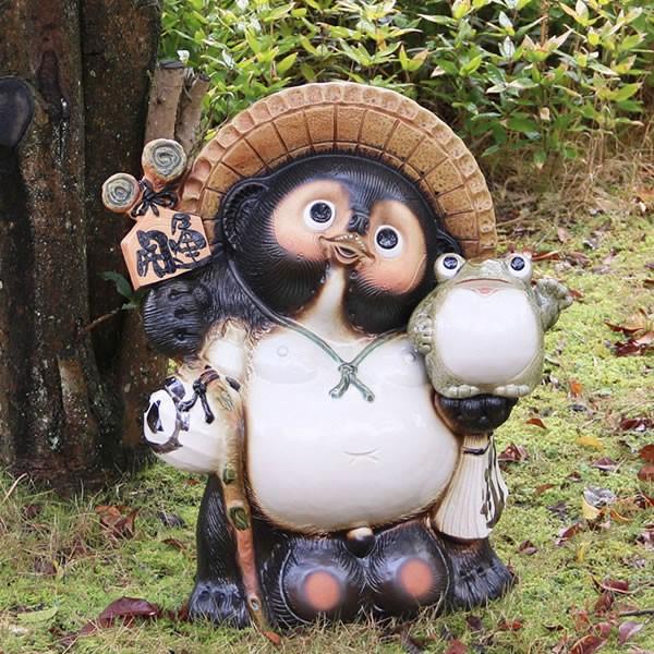 願いが叶う 魔除け 厄除け】九谷焼 糠川清章 さるの置物 鯛 申年 交趾