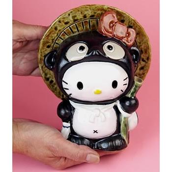 信楽焼 ハローキティ狸(小) たぬき タヌキ 開運 縁起物 可愛い 信楽焼 ハローキティ狸(小) たぬき タヌキ 開運 縁起物 可愛い