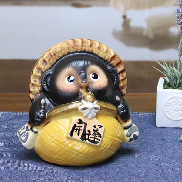 信楽焼 狸 陶器 たぬき タヌキ 開運 かわいい 和風 新築祝 開店祝