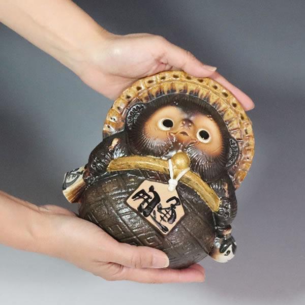信楽焼 狸 陶器 たぬき タヌキ 開運 かわいい 和風 新築祝 開店祝