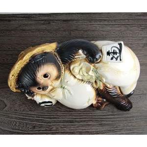信楽焼 狸 陶器 たぬき タヌキ 開運 厄除け 商売繁盛 たぬき置物 しが