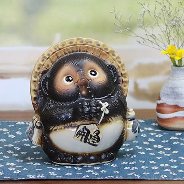 信楽焼 狸 陶器 たぬき タヌキ 開運 かわいい 和風 商売繁盛 新築祝