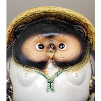 信楽焼 10号丸福狸 たぬき タヌキ 狸 開運 縁起物 可愛い 陶器 商売