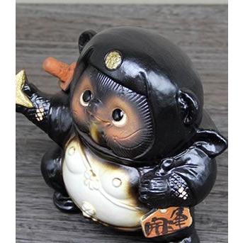 信楽焼 家族仲良しタヌキ /陶器 縁起物 たぬき 置物 未使用品 信楽焼 たぬき 縁起物 狸の置物