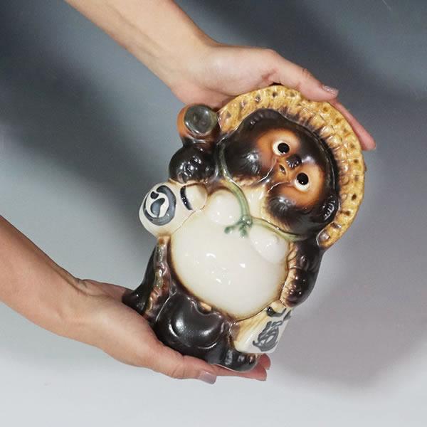 信楽焼 7号並狸 たぬき タヌキ 狸 開運 縁起物 厄除け 可愛い 商売繁盛