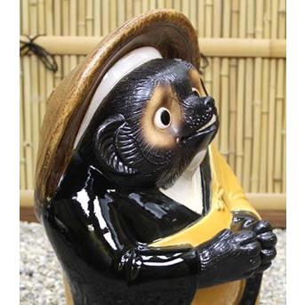 信楽焼 お坊さん狸(合掌) 和尚 たぬき タヌキ 開運 縁起物 可愛い 陶器