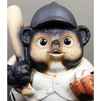 信楽焼 野球狸(大) たぬき 開運 縁起物 可愛い ギフト 開店祝 置物