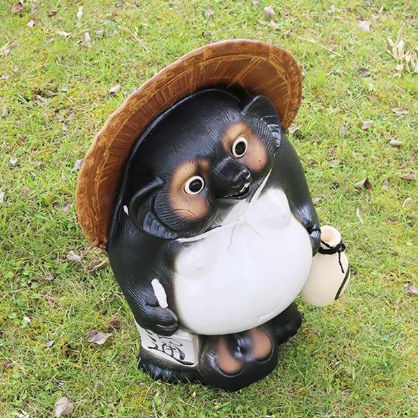信楽焼 25号福狸 たぬき タヌキ 開運 縁起物 可愛い 陶器 商売 信楽焼 25号福狸 たぬき タヌキ 開運 縁起物 可愛い 陶器 商売