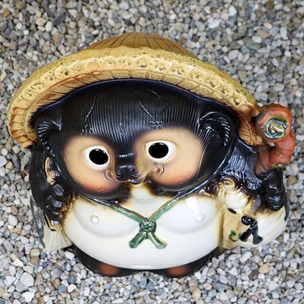 信楽焼 13号福々狸 たぬき タヌキ 狸 開運 縁起物 可愛い 陶器 信楽焼 13号福々狸 たぬき タヌキ 狸 開運 縁起物 可愛い 陶器