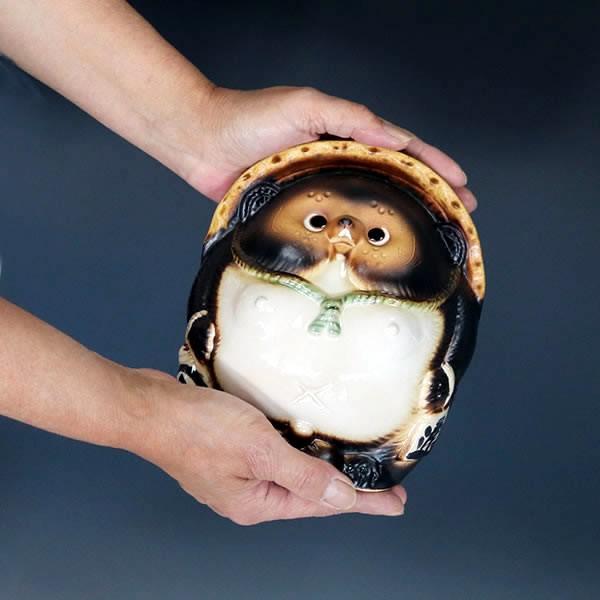 信楽焼 狸 陶器 たぬき タヌキ 開運 かわいい 和風 新築祝 開店祝