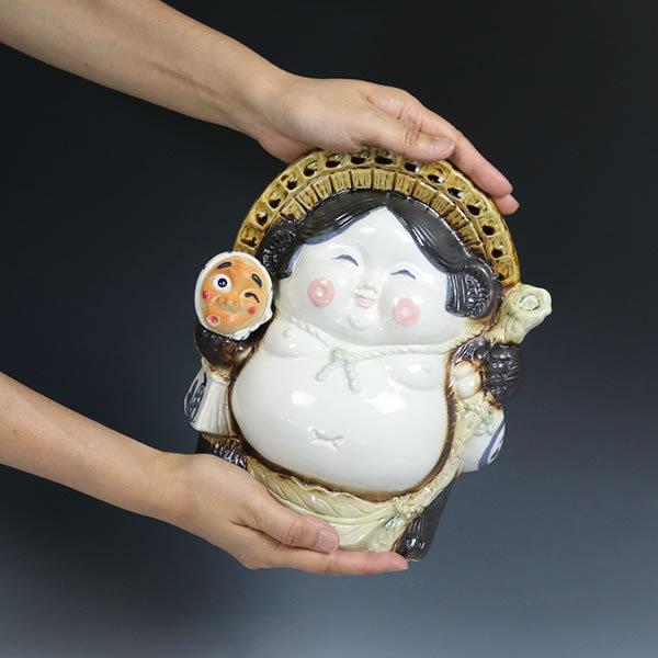 信楽焼 おかめひょっとこ狸 置物 狸 縁起物 商売繁盛 ギフト 信楽焼 おかめひょっとこ狸 置物 狸 縁起物 商売繁盛 ギフト