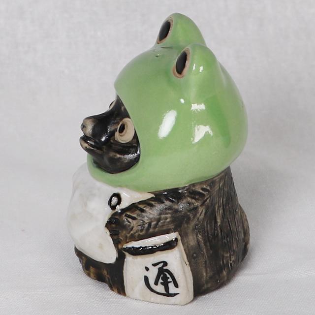 信楽焼 ケロポン 狸 置物 可愛い おしゃれ タヌキ 置き物 信楽焼き