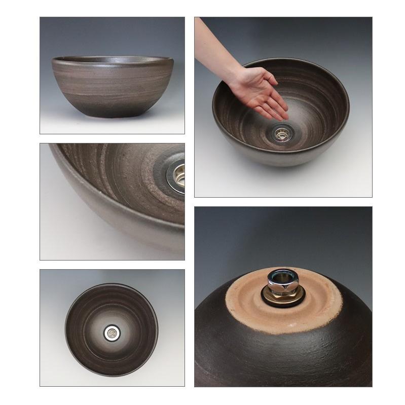 信楽焼 手洗い鉢 洗面ボウル 洗面ボール 陶器 手洗い器 洗面台 トイレ