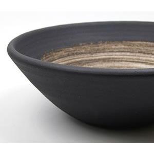 信楽焼 手洗い鉢 洗面ボウル 洗面ボール 陶器 手洗い器 洗面台 トイレ リフォーム 和風 洗面シンク DIY おしゃれ 黒ハケメ(小型) tr-2201_3