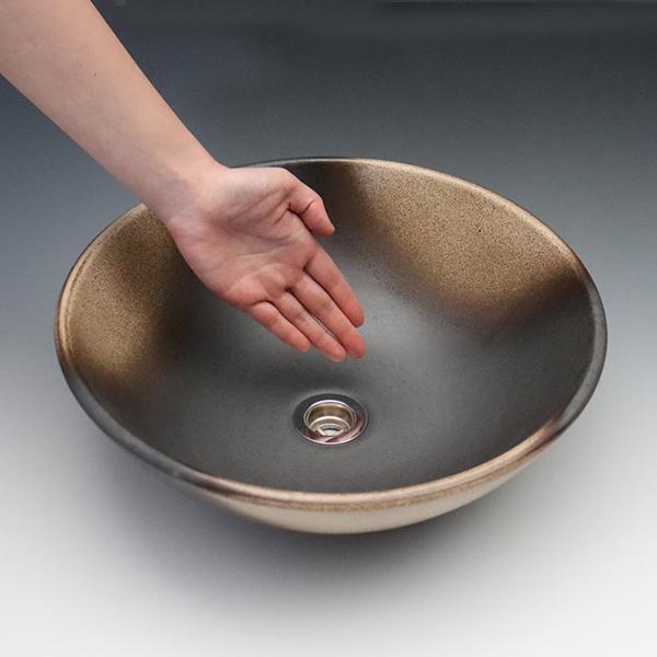 信楽焼の手洗いボール 11%OFFクーポン配布中】信楽焼 手洗い鉢 洗面ボウル 洗面ボール 陶器