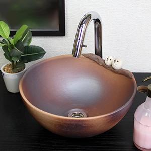 信楽焼 手洗い鉢 洗面ボウル 洗面ボール 陶器 手洗い器 洗面台 信楽焼 手洗い鉢 洗面ボウル 洗面ボール 陶器 手洗い器 洗面台