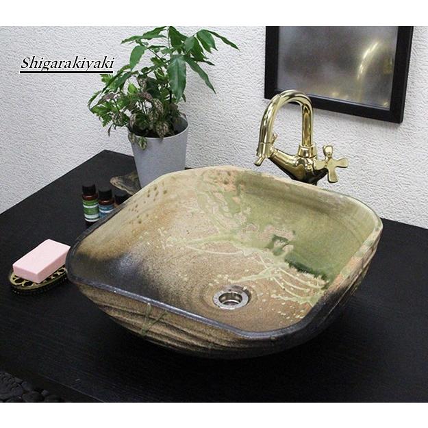 信楽焼 手洗い鉢 洗面ボウル 洗面ボール 陶器 手洗い器 洗面台 信楽焼 手洗い鉢 洗面ボウル 洗面ボール 陶器 手洗い器 洗面台
