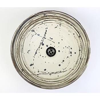 信楽焼 手洗い鉢 洗面ボウル 洗面ボール 陶器 手洗い器 洗面台 リフォーム 和風 洗面シンク DIY おしゃれ ハケメしずく(中型) tr-3220_4