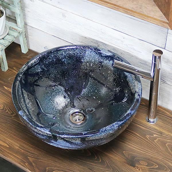 信楽焼 手洗い鉢 洗面ボウル 洗面ボール 陶器 手洗い器 洗面台