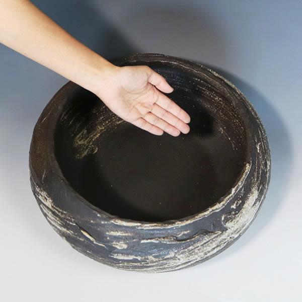 信楽焼 つくばい 竹付つくばい 金魚鉢 メダカ鉢 陶器 ツクバイ 信楽焼 つくばい 竹付つくばい 金魚鉢 メダカ鉢 陶器 ツクバイ