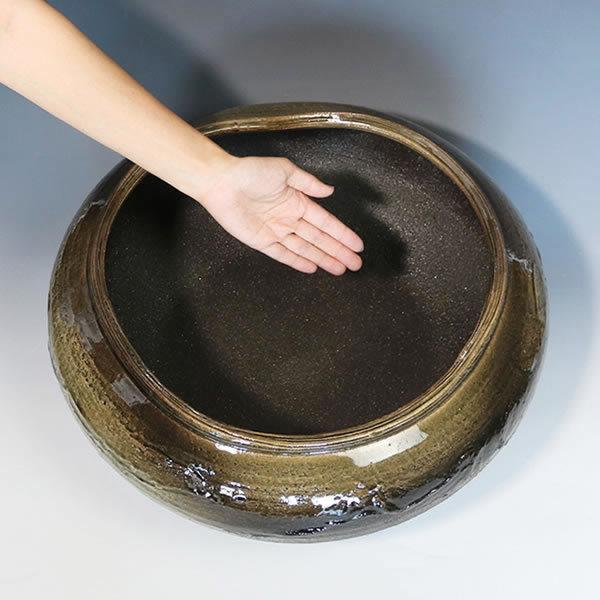 信楽焼 つくばい 竹付つくばい 金魚鉢 メダカ鉢 陶器 ツクバイ 信楽焼 つくばい 竹付つくばい 金魚鉢 メダカ鉢 陶器 ツクバイ