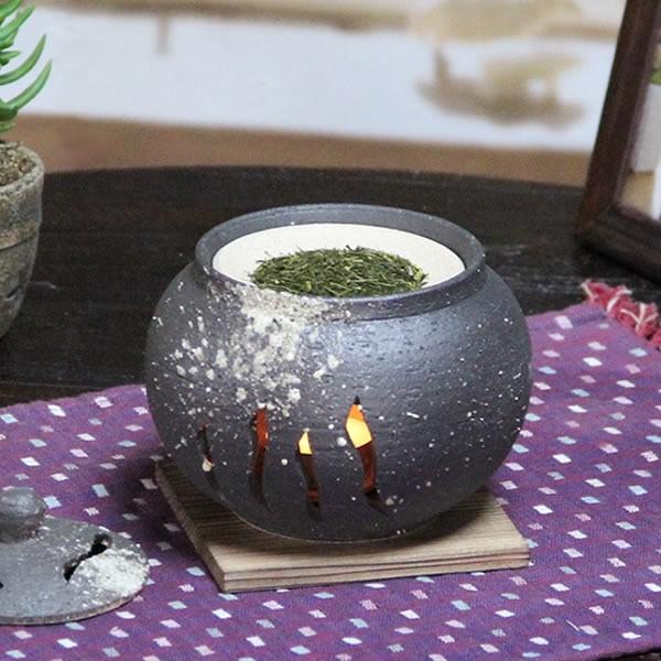 信楽焼 茶香炉 陶器茶香炉 陶器 茶 焼き物 火 キャンドルライト 茶