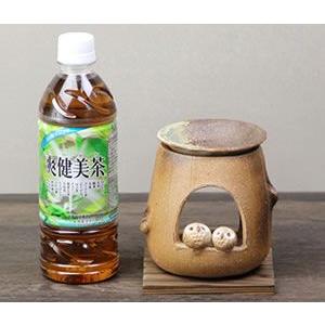 信楽焼 茶香炉 陶器茶香炉 アロマポット ふくろう フクロウ茶香炉 陶器