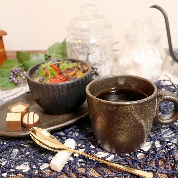 希少　レトロ　MIWA KOBO 手ノヒラ碗皿　黒　コーヒーカップ　インテリア 信楽焼 コーヒーカップ 陶器 おしゃれ 黒 和風 珈琲 ソーサー 珈琲碗皿