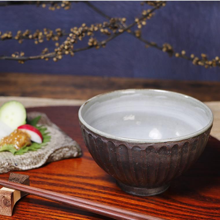 信楽焼 深いお椀 2個セット 信楽焼 夫婦茶碗 飯碗 お茶碗 ペアセット おしゃれ ご飯茶碗 和食器