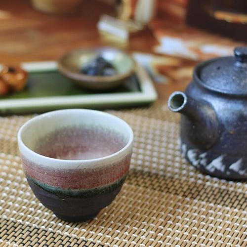 信楽焼 ラズベリー 湯呑み ゆのみ 湯呑 湯のみ 湯飲み 陶器 おしゃれ
